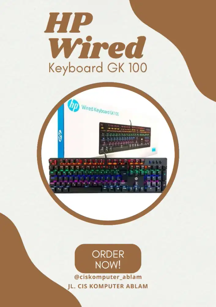 jual keyboard HP mechanical gaming GK100