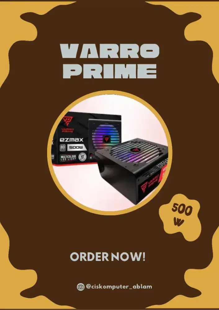 jual varro prime ezmax 500W