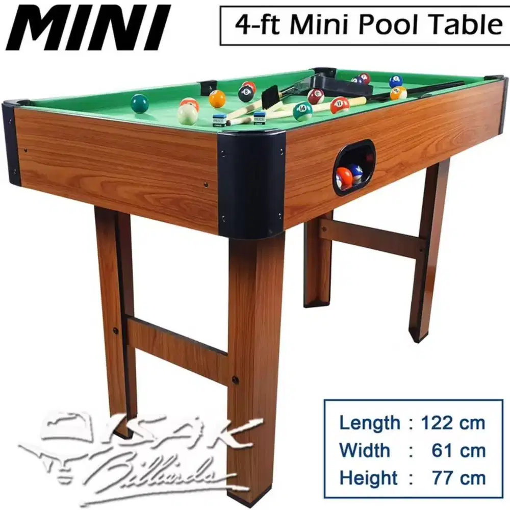 Meja billiard 4 feed MDF