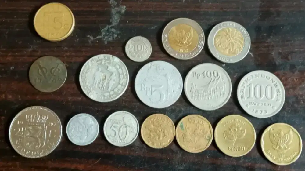 Jual Koleksi Coin Gulden Belanda VOC, dan Koin Rupiah Langka,Murah