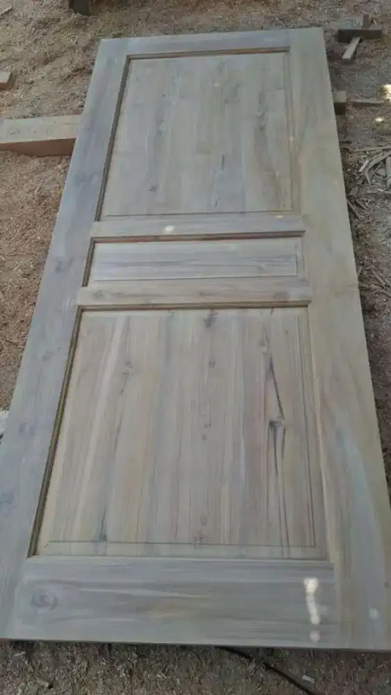 Jual daun pintu bahan kayu mahoni dan jati