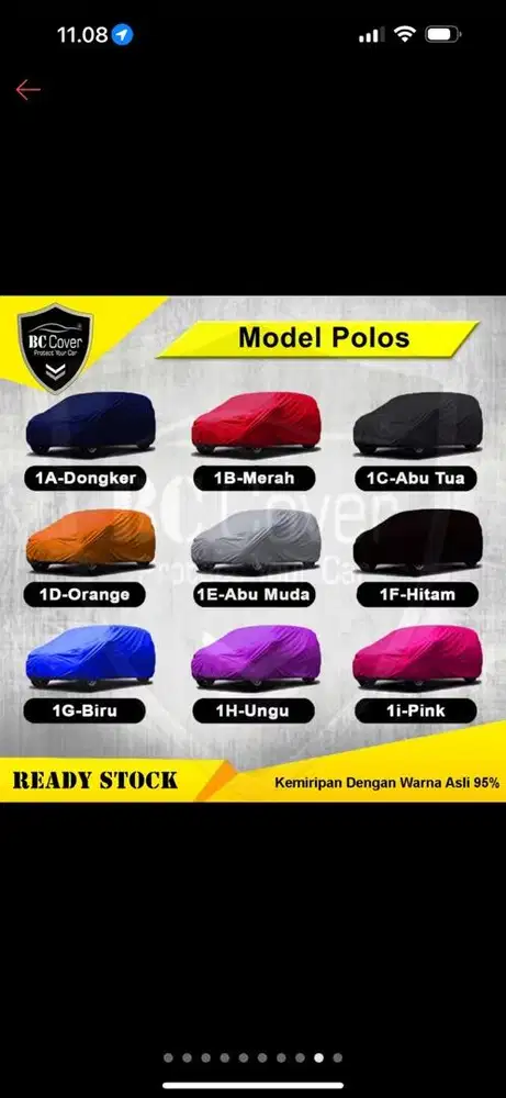 Cover mobil pajero