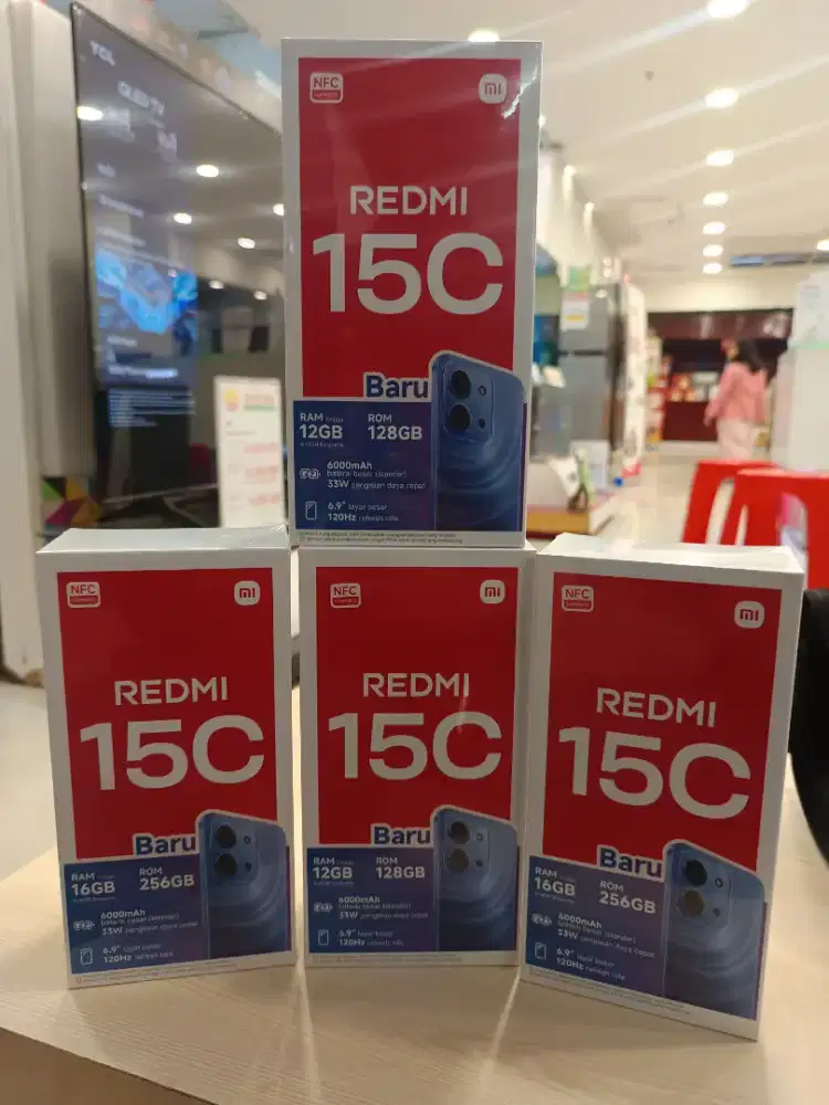 REDMI 15C TERBARU DAPATKAN POTONGAN HARGA 3%