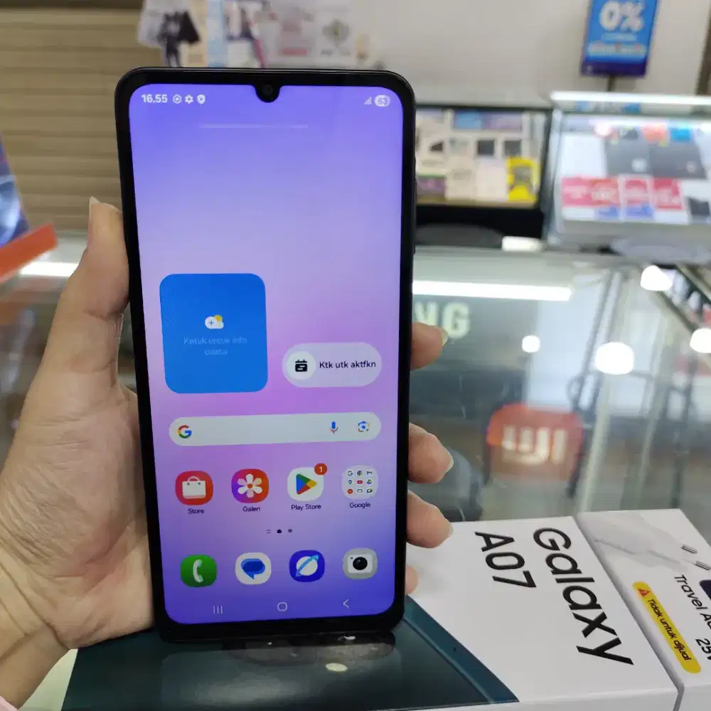 Samsung A07 ram 4gb+4gb/64gb baru garansi resmi harga Promo