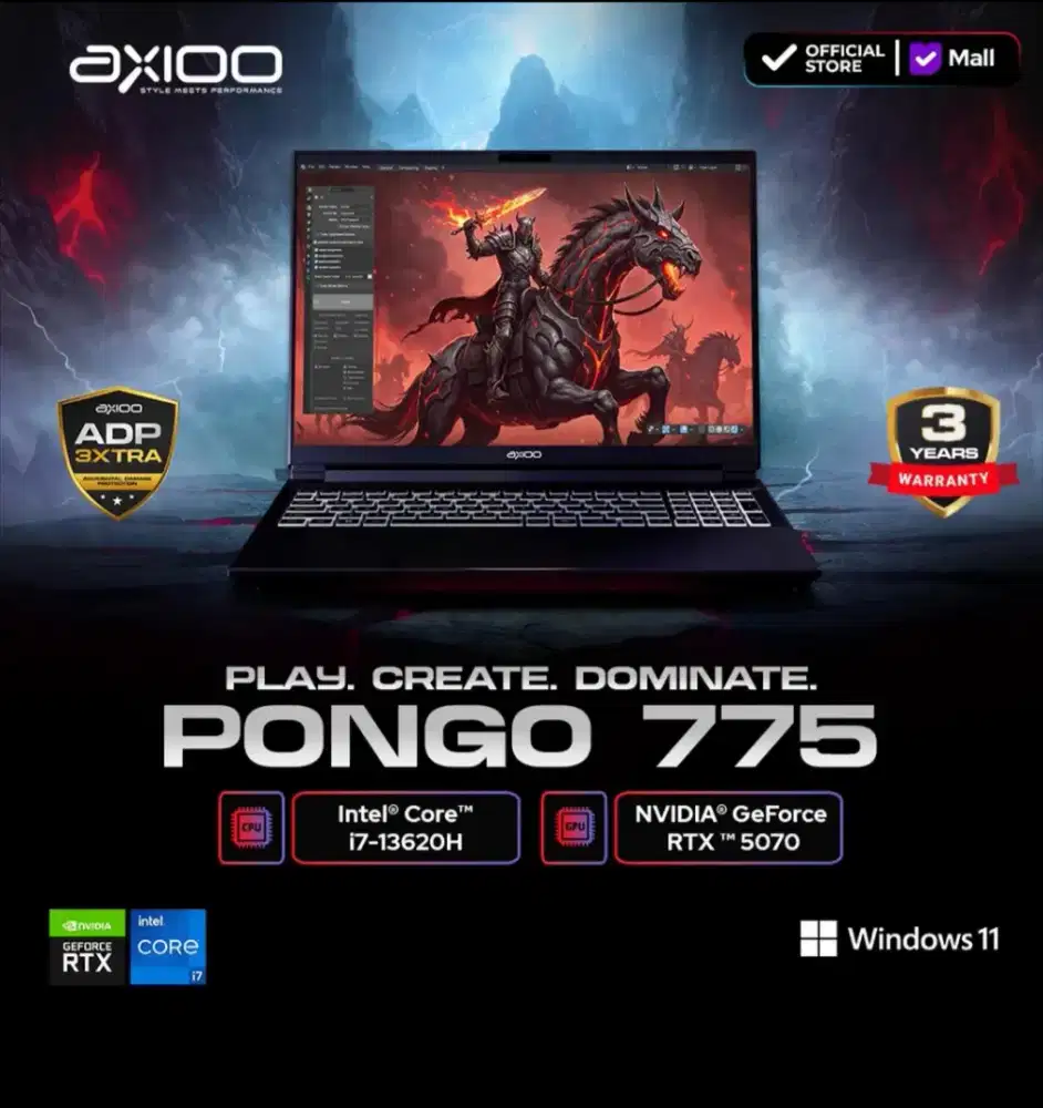 New Axioo Pongo 775