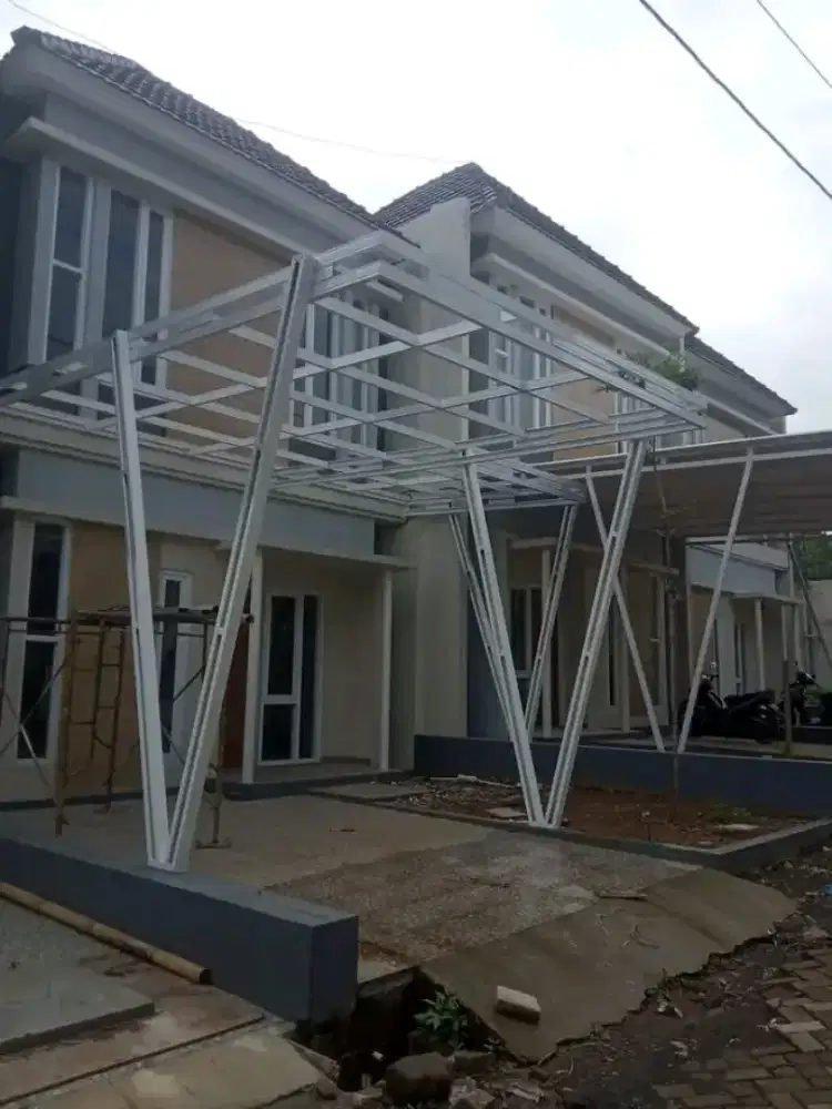 Kanopi Baja Ringan Minimalis Atap Spandek