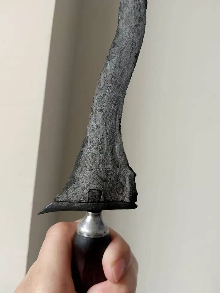 Keris Sepuh Sempana Pamor Udan mas Tiban Pesi Gapit Tangguh Majapahit