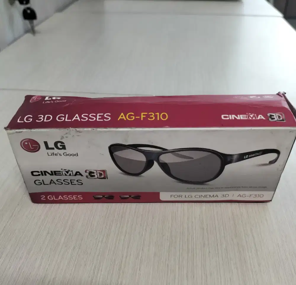 Di Jual Kacamata LG 3D Glasses AG-F310 Cinema 3D 2 Glasses