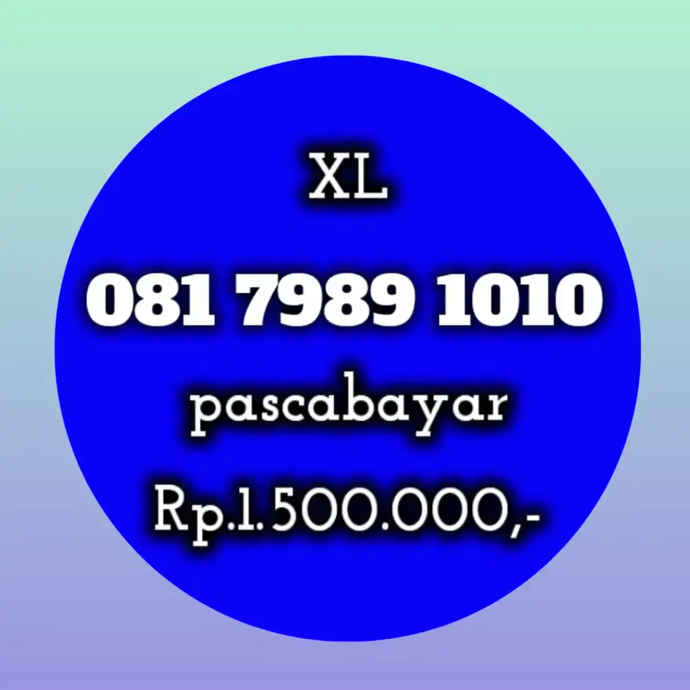 NOMOR CANTIK XL 7989 1010
