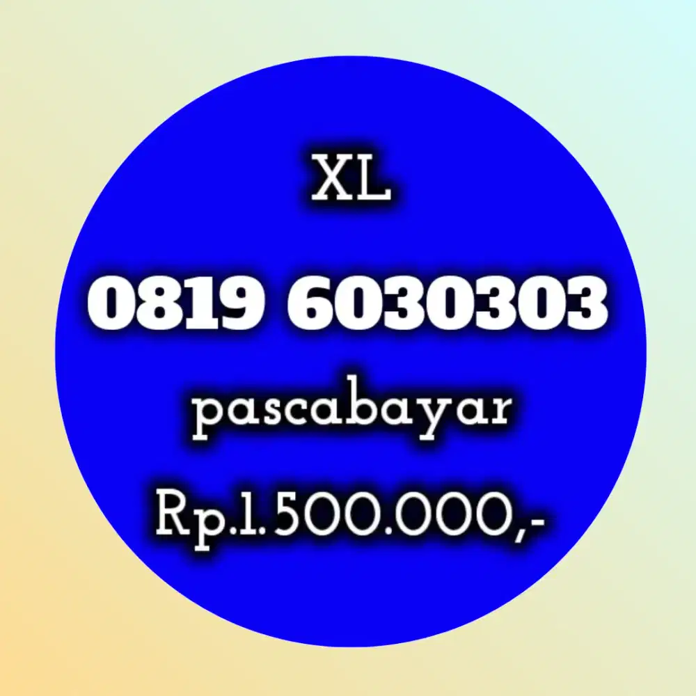 NOMOR CANTIK XL 6030303