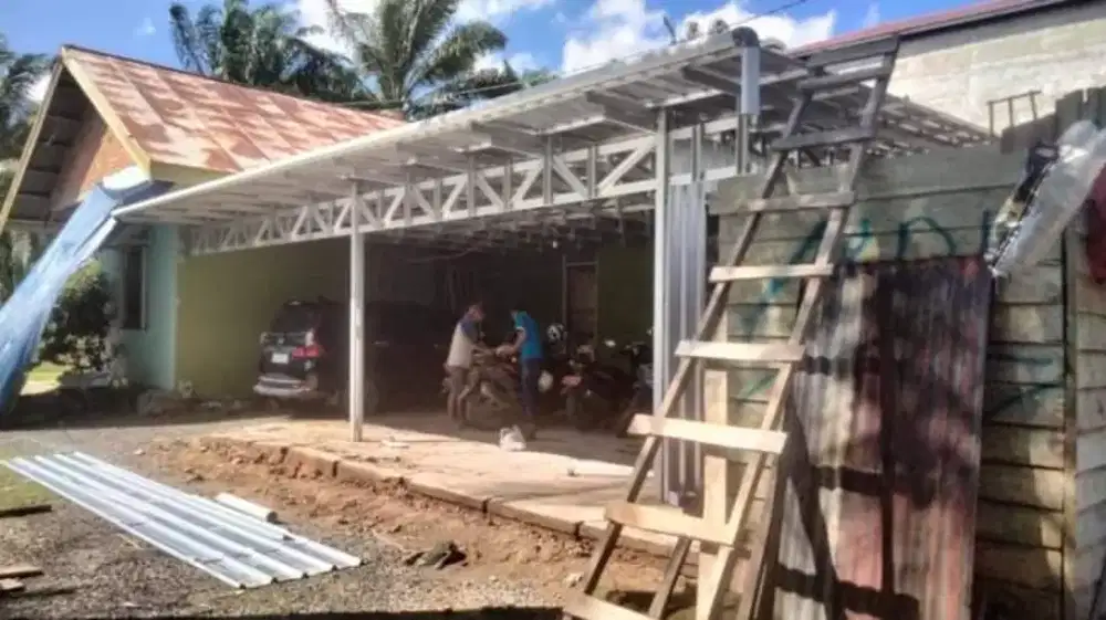Kanopi Baja Ringan Rumah & Teras