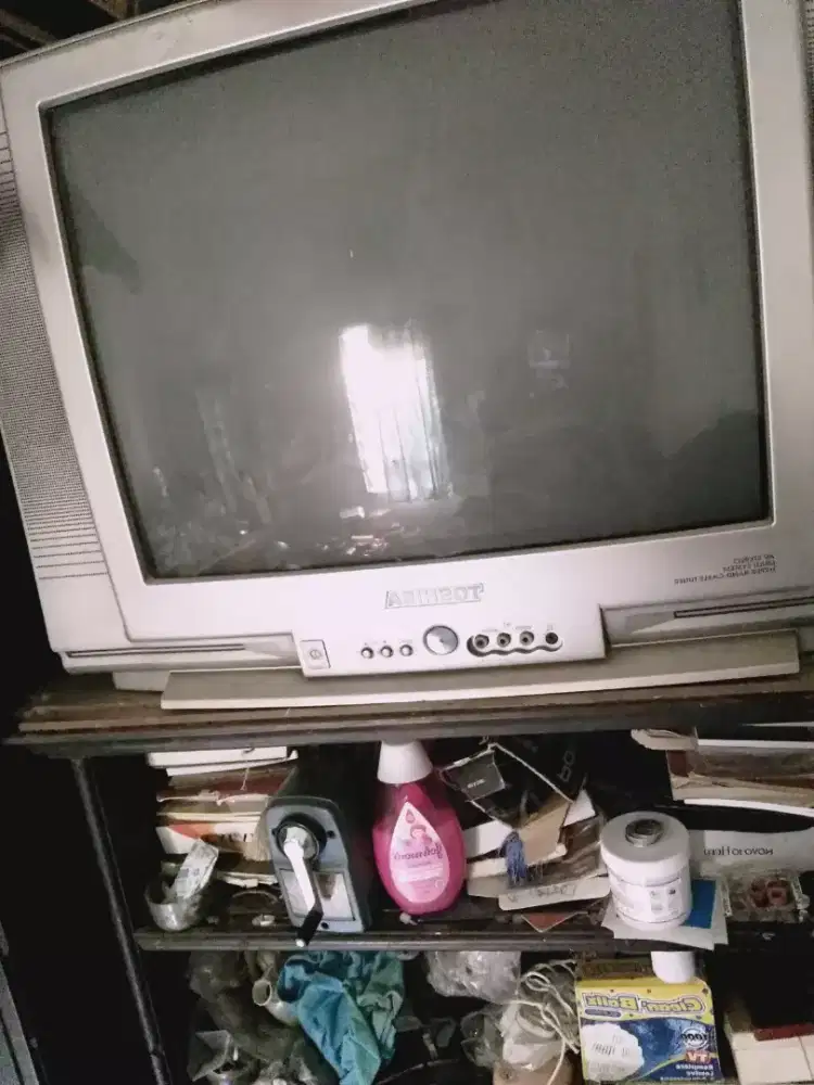 Tv toshiba bomba 21 inch remote ori+stb hdtv baru