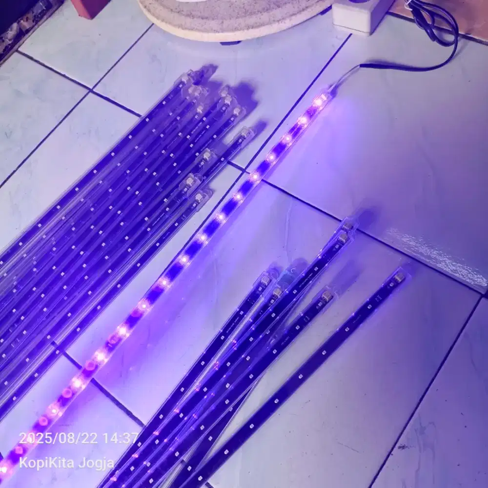 lampu led hard strip 80 cm untuk aquarium ruangan etalase rak dll