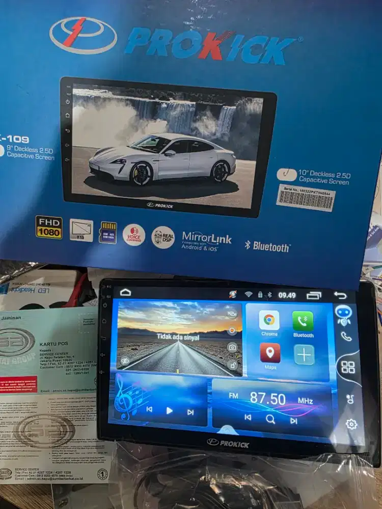 Hu android 10inch prokick 4/64, Video out