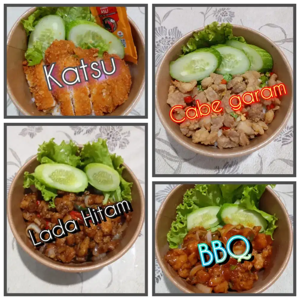 Rice Bowl 10 ribu, Bacang Ayam  6 ribu