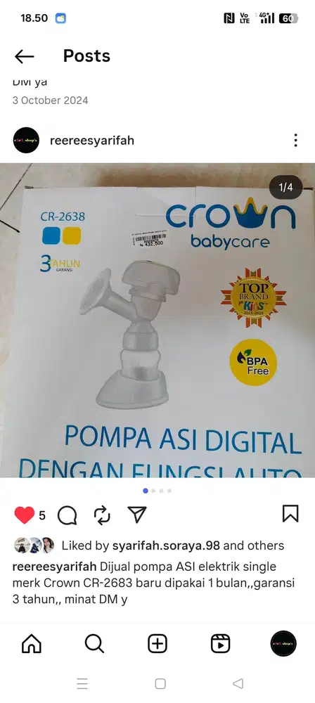 Pompa ASI Digital Crown Second