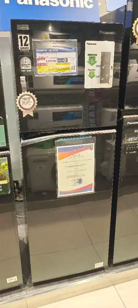 (New) Kulkas Panasonic 2 Pintu 224l Inverter (Kredit Tanpa Dp)