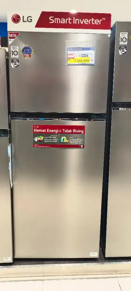(NEW) KULKAS LG 2 PINTU 423L SMART INVERTER (KREDIT TANPA DP)