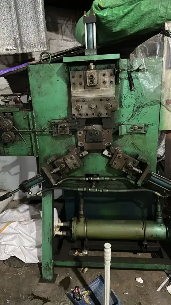 Jual mesin cetak besi  behel kondisi bekas siap jalan