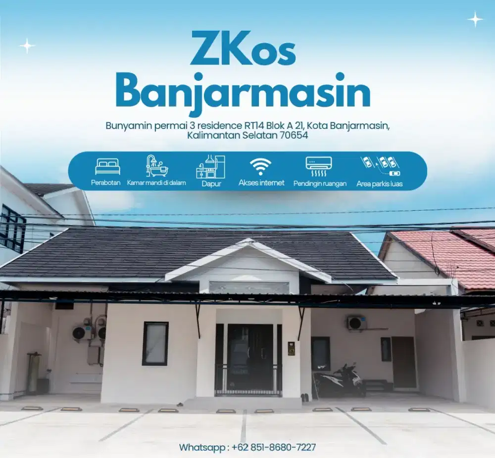 Kos nyaman fasilitas lengkap