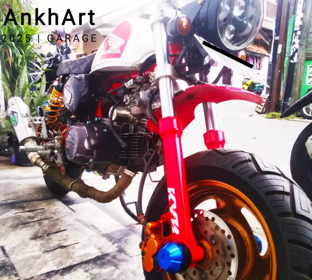 motor honda astrea modif monkey