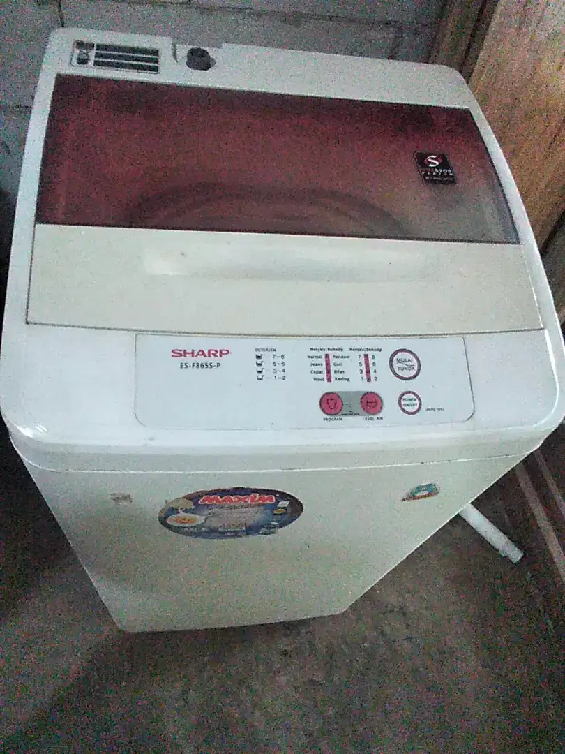 Mesin cuci sharp otomatis 1 tabung