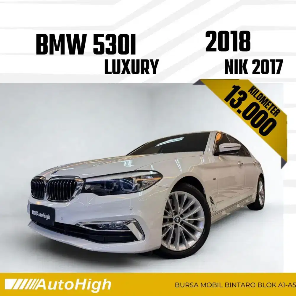DP10% [Km13.000] 530i Luxury 2017 White Reg 2018 #AUTOHIGH