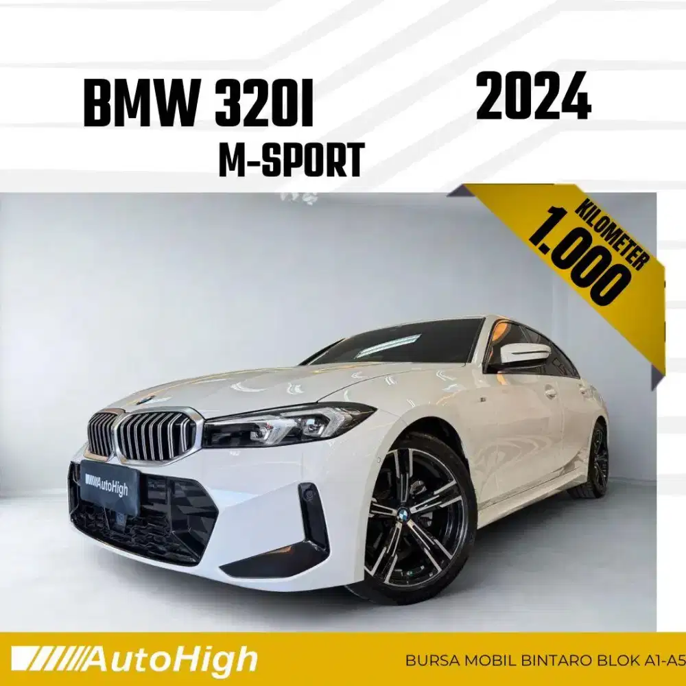 DP10% [Km1.000] 320i M-Sport LCi 2024 White Reg 2025 #AUTOHIGH