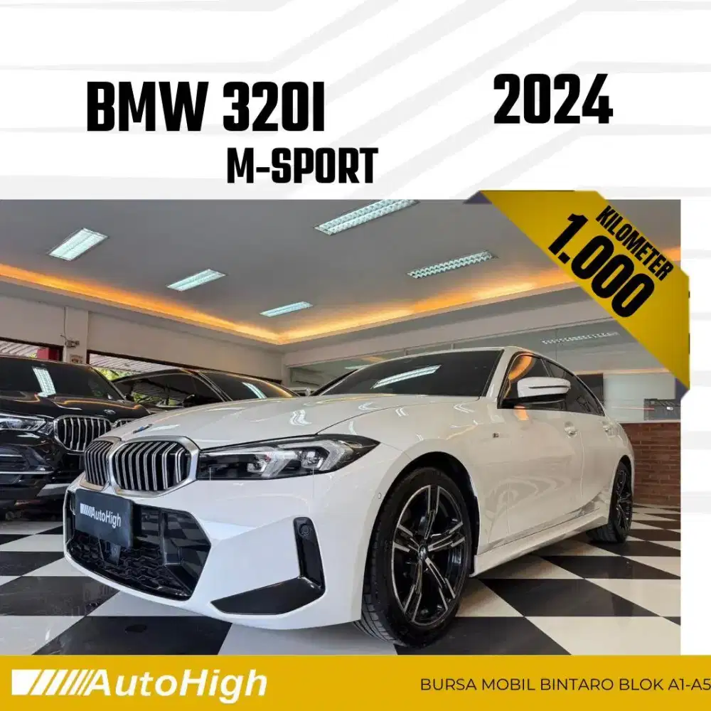 DP10% [Km1.000] 320i M-Sport LCi 2024 White Reg 2023 #AUTOHIGH