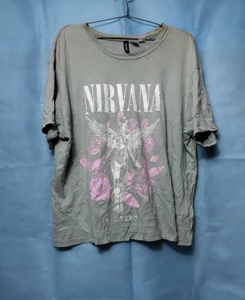 TSHIRT  OVERSIZED HnM VINTAGE NIRVANA IN UTERO 90S