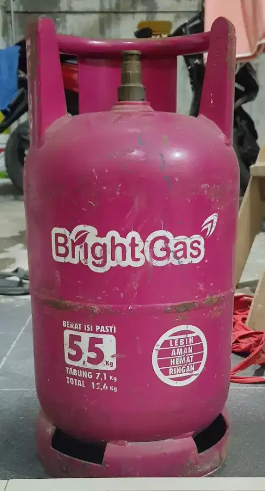 DIJUAL TABUNG BRIGHT GAS 5.5KG KOSONG