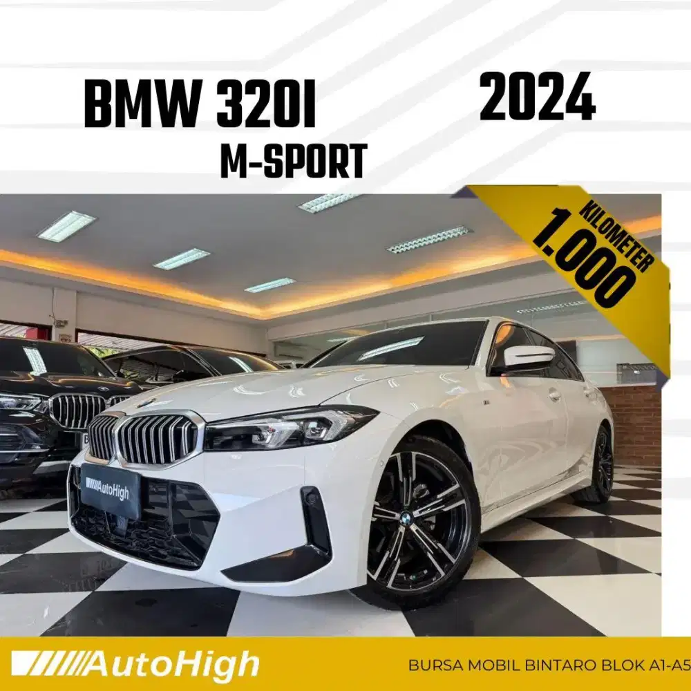 DP10% [Km1.000] 320i M-Sport LCi 2024 White Reg 2023 #AUTOHIGH