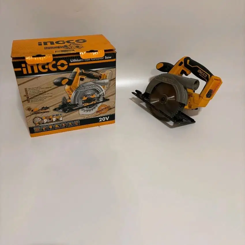 Gergaji Circular saw Cordless Ingco 20V Mesin Potong Kayu unit only