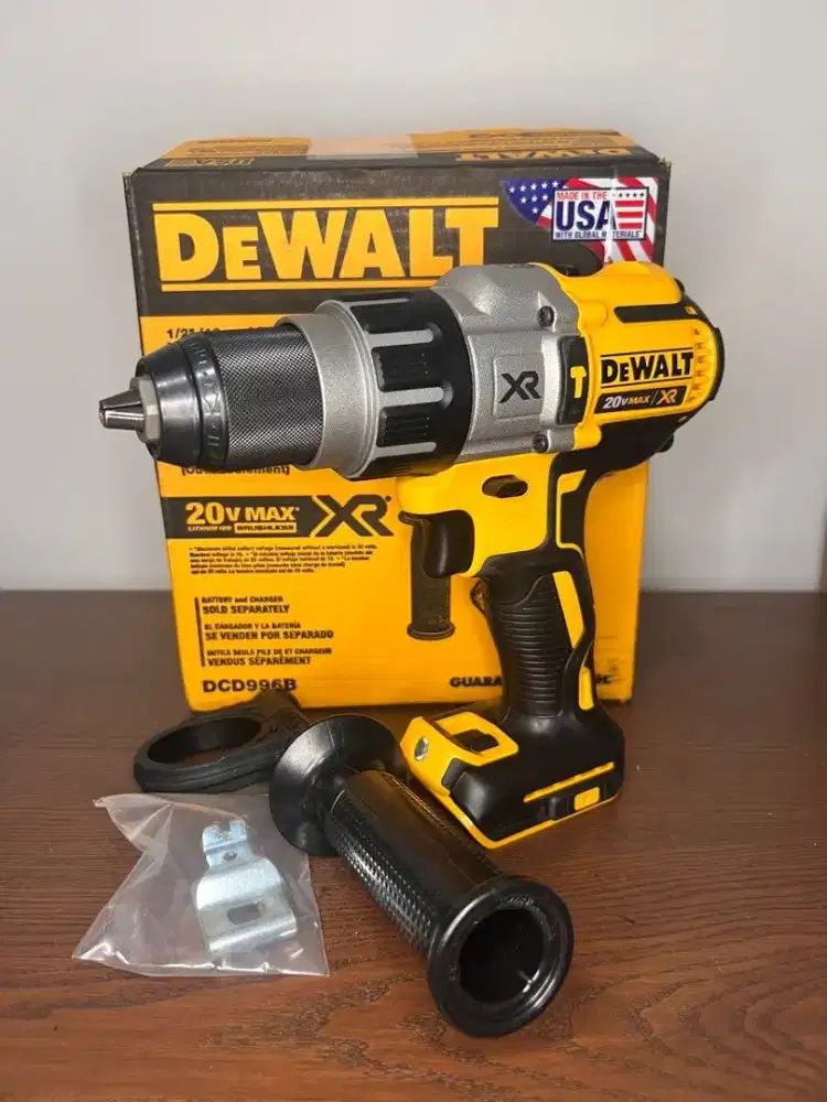 bor palu tanpa kabel DeWalt DCD996B 20V MAX XR Brushless Cordless