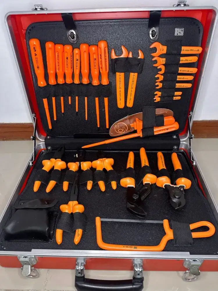 Sibille Insulated Berinsulasi Tool Kits Elektrik Listrik 1000V