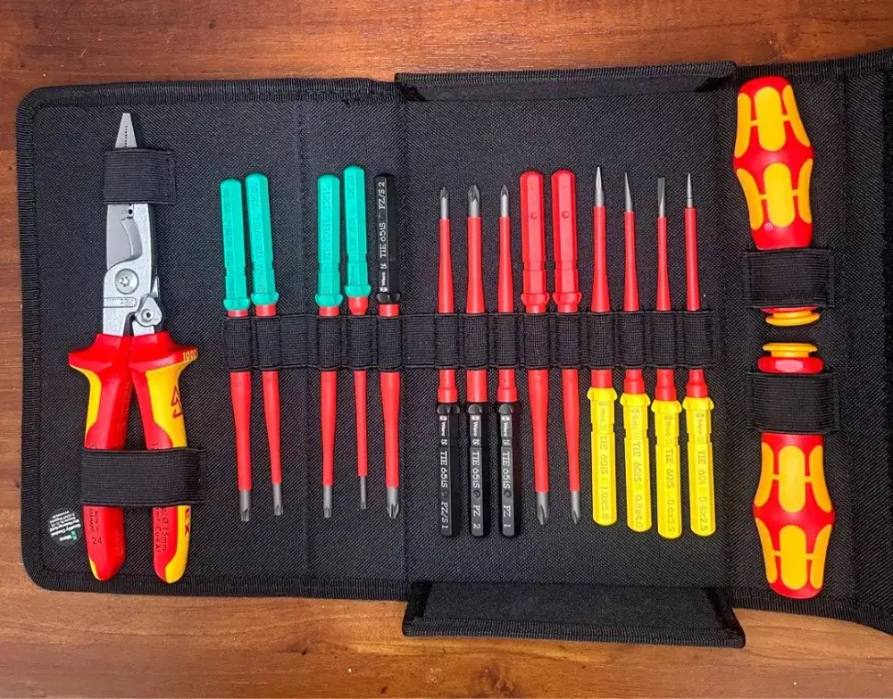 Wera Kraftform Kompakt Obeng VDE 17 Elektrik Listrik tools