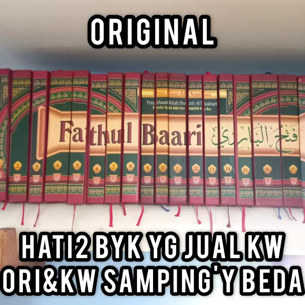FATHUL BAARI fath al-bari 36 jilid lengkap ORI kitab syarah albukhari