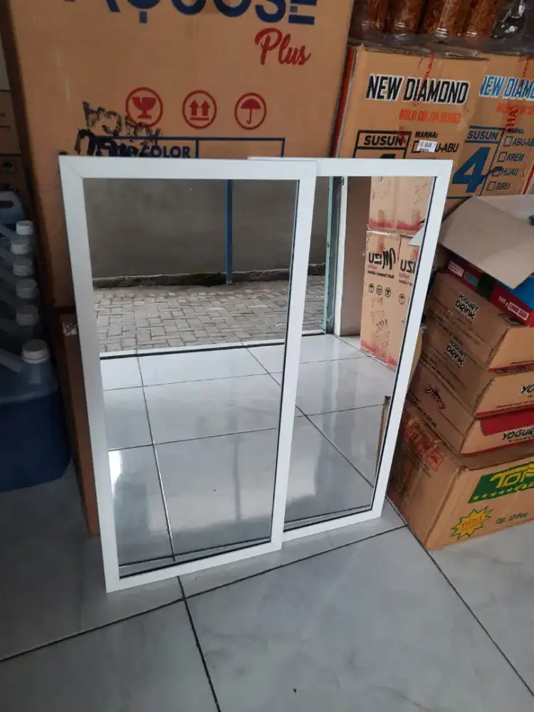 Kaca cermin 
uk 80 x 35 cm