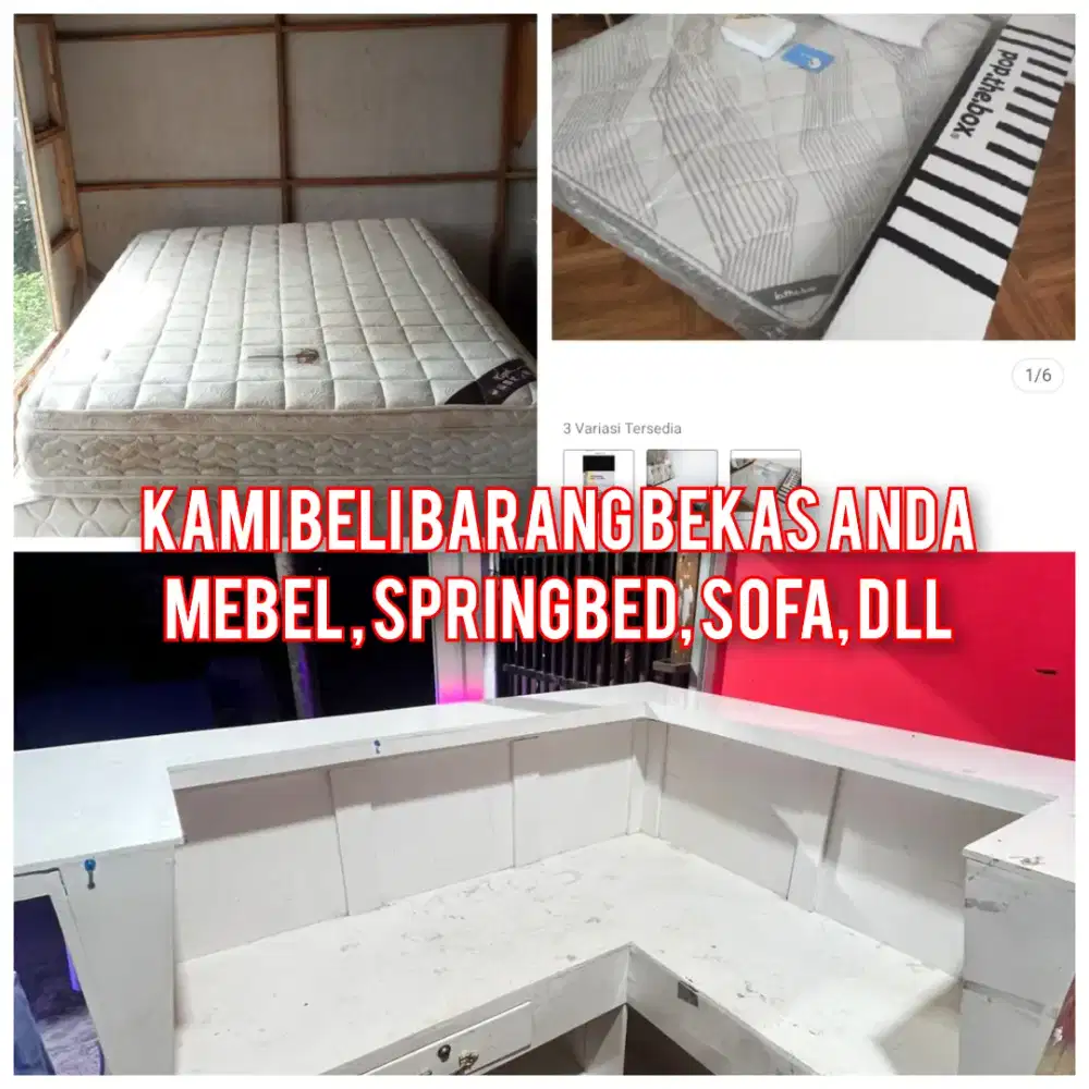 Kami Tampung Springbed, Sofa, kasur busa bekas dan barkas lainnya
