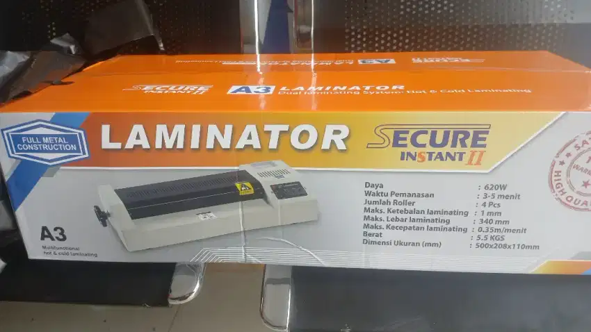 LAMINATING SECURE.INSTANT II A3 HOT&COLD