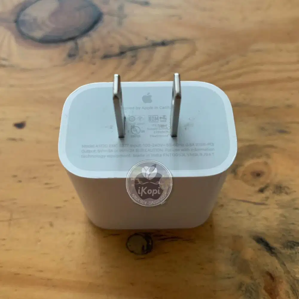 Charger iPhone 20 watt 20W model kaki 2 pipih USA JAPAN CHINA copotan