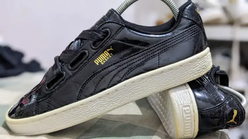 Sepatu puma basket ladies size 38,5 insole 24,5cm (preloved)