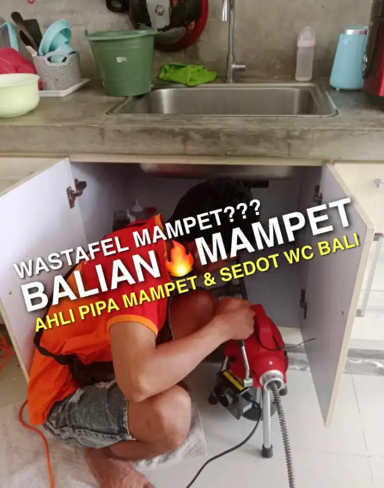 TUKANG AHLI JASA MAMPET PIPA TERSUMBAT & SEDOT KURAS SEPTIC TANK BALI