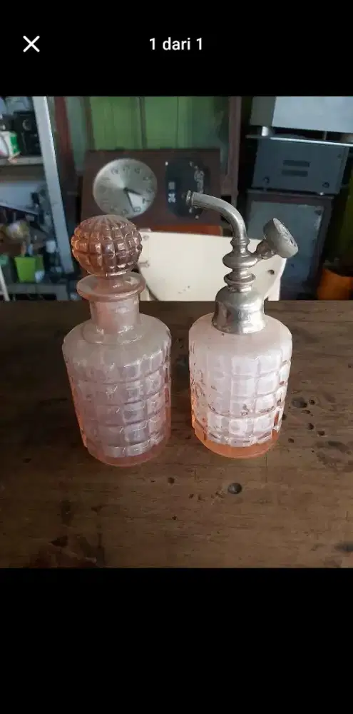 botol parfum tua  kristal pik