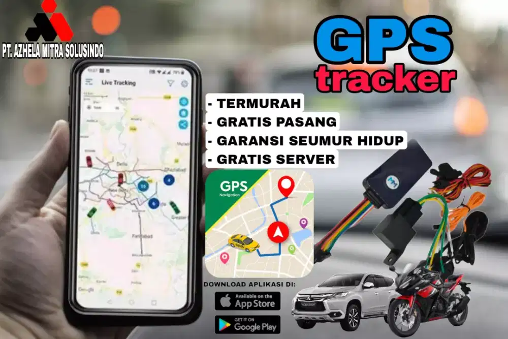GPS TRACKER MOBIL + PEMASNGAN