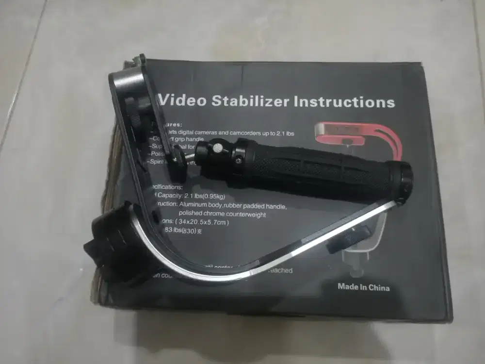 Video stabilizer instructions