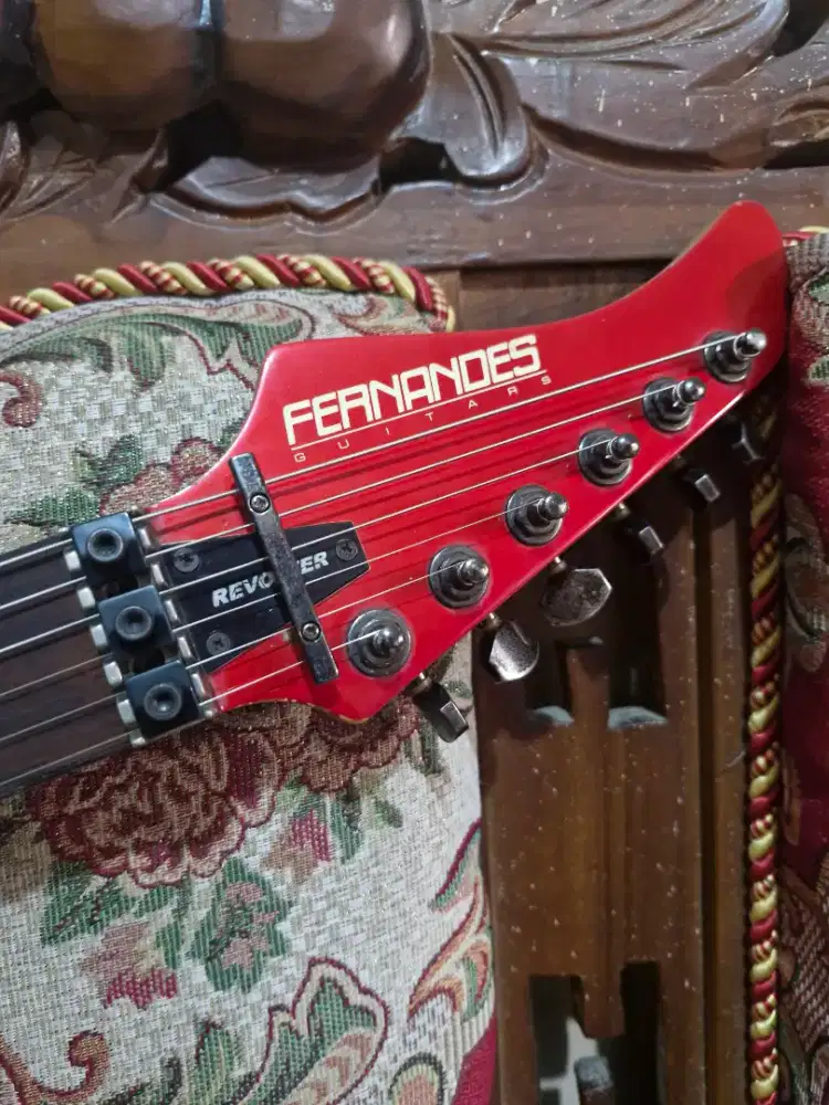 Fernandes Revolver Jescar Stainless Seymour Duncan Pickup Nego