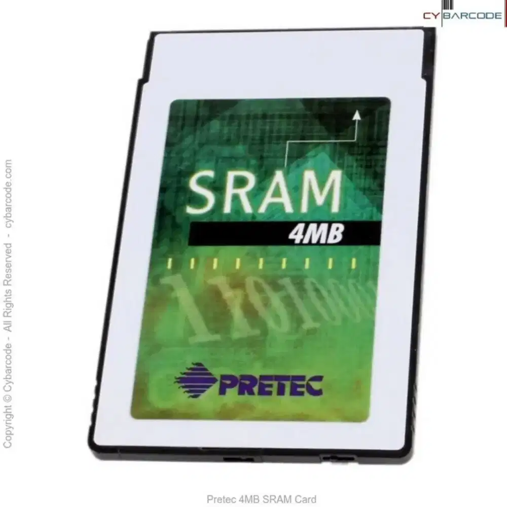 Memory SRAM PC Card 4MB PCMCIA PRETEC Industrial Memory