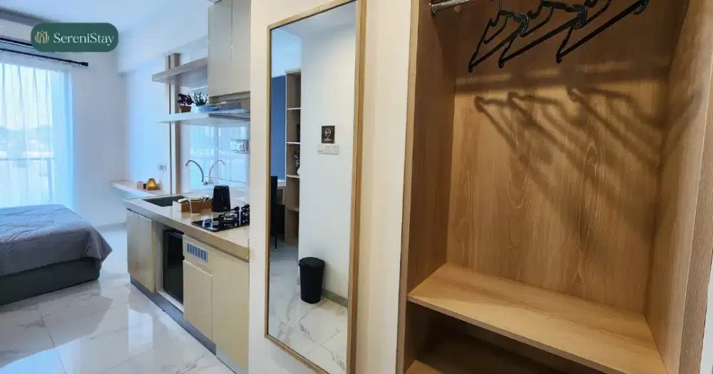 DISEWAKAN STUDIO APARTMENT MURAH & BAGUS DI BSD