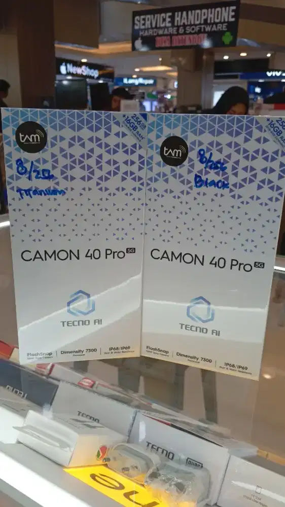 Tecno camon 40 pro 8+8/256